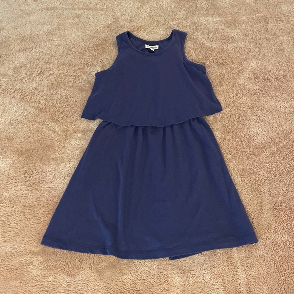 Tucker + Tate girl’s purple knit tank dress